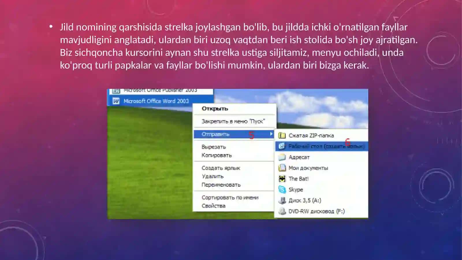Windowsda tayyorliklar bilan ishlash 3