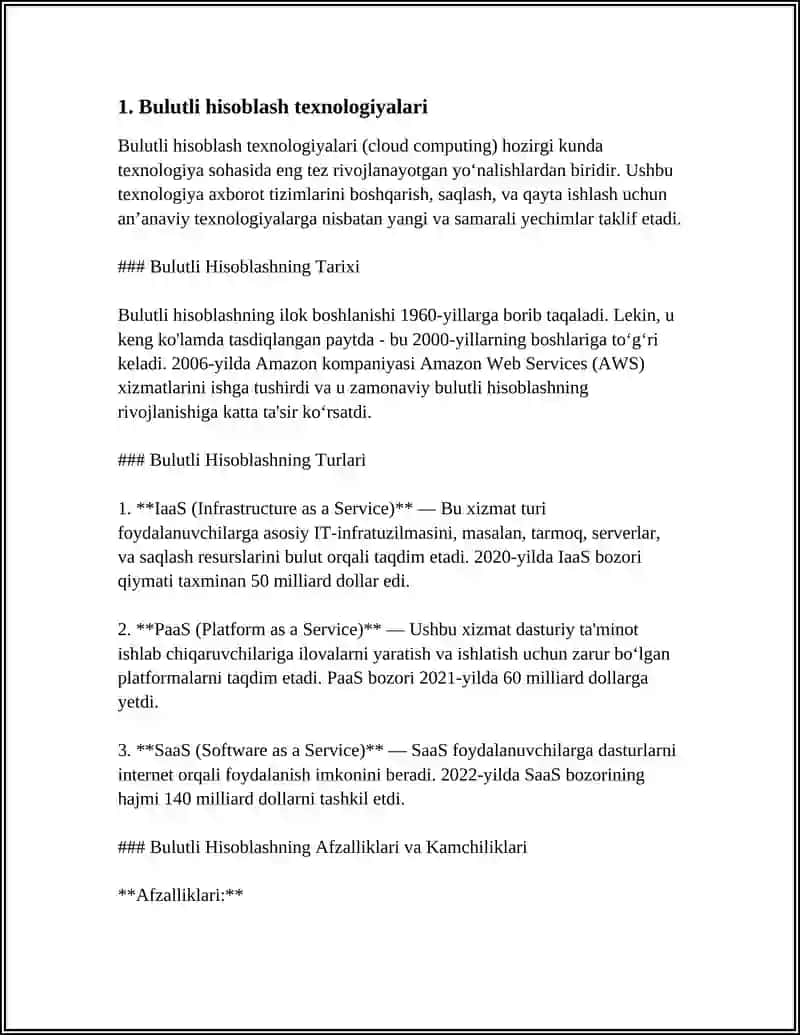 Bulutli hisoblash texnologiyalari 3
