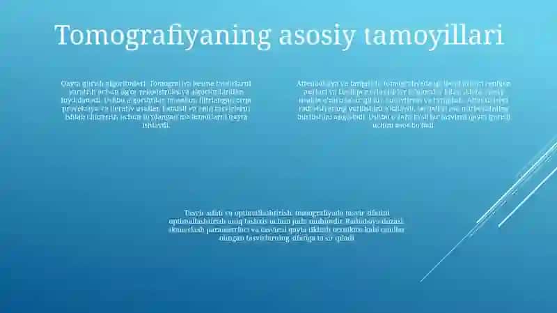 Tibbiy Tomografiya Apparatlarini Ishlash Prinsipi 3