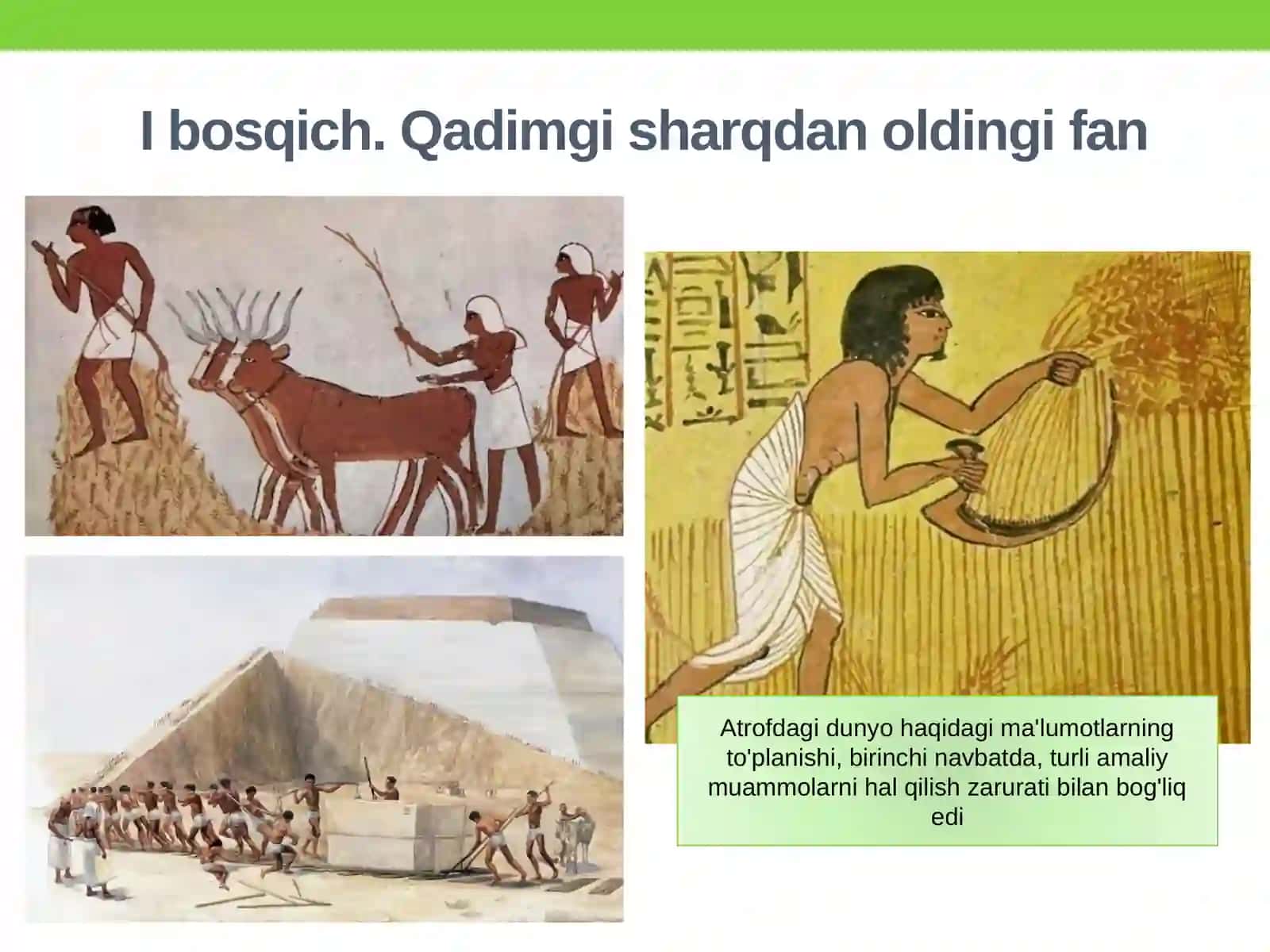 Qadimgi Sharqdagi ilmiy tafakkurning rivojlanishi 3