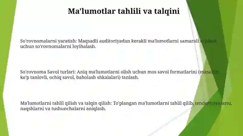 Anketa soʻrovnomalarini tuzish 3