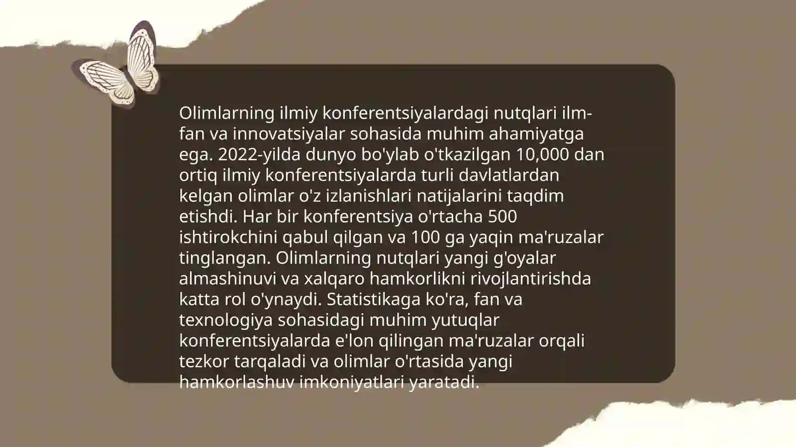 Olim, yozuvchi, shoir, siyosatchilarning nutqi haqida 3