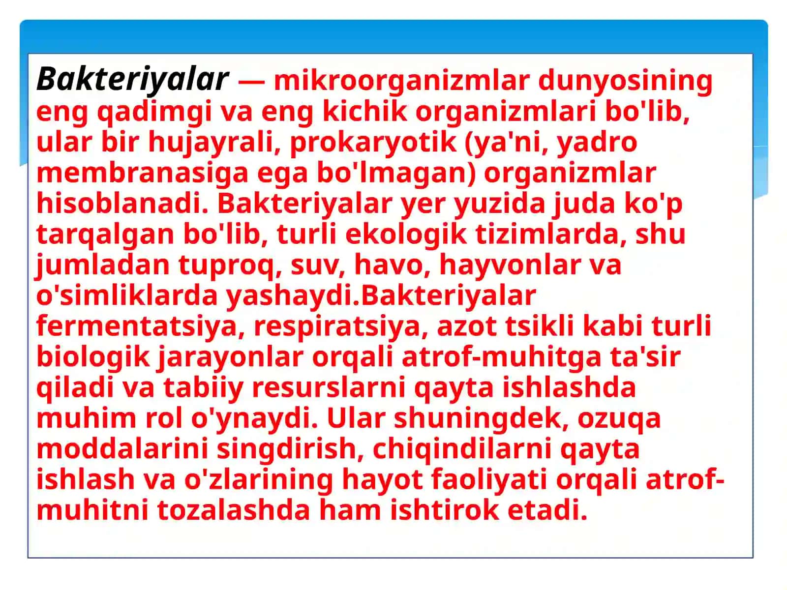 Bakteryalarda fermentativ jarayonlar 3