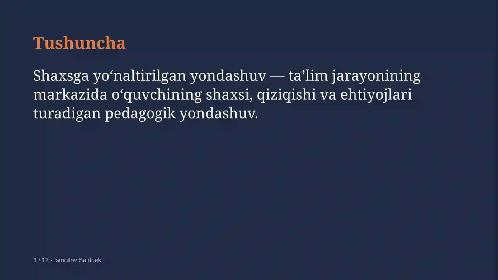 PEDAGOGIK YONDASHUV 3