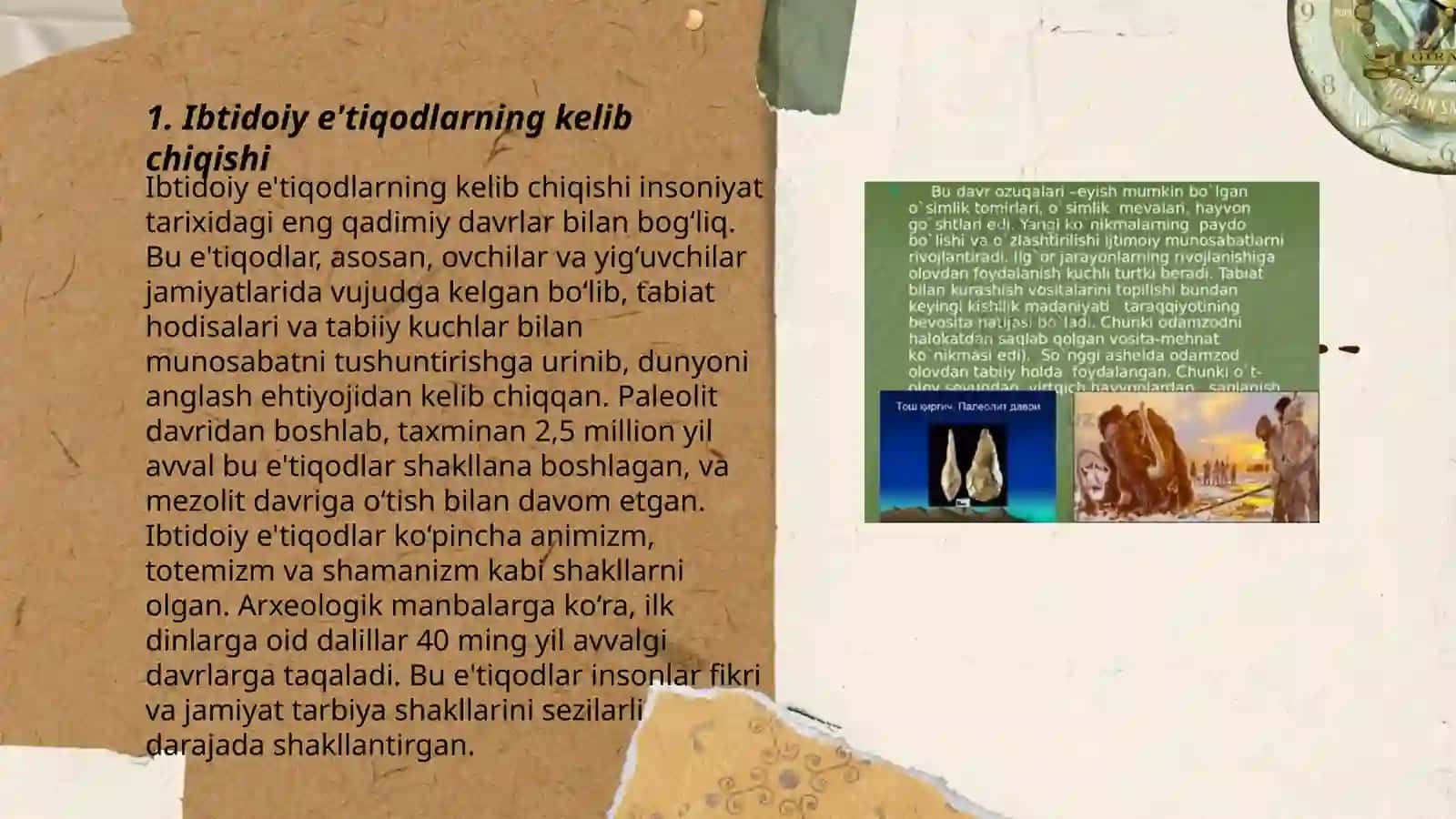 Ibtidoiy e’tiqodlar 3