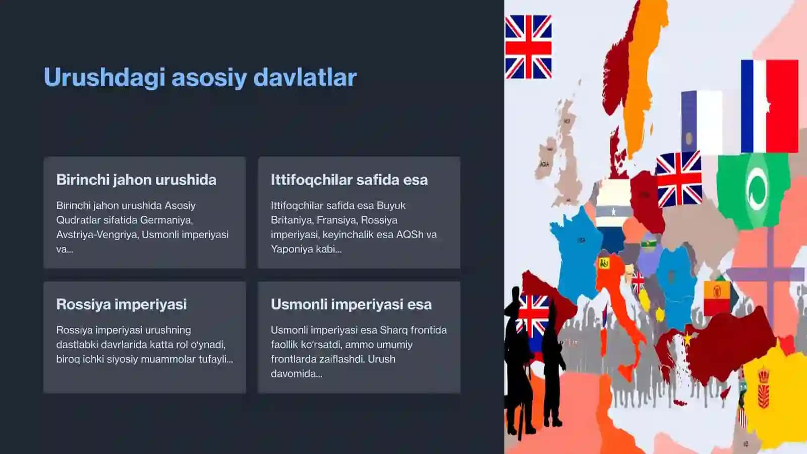 Birinchi jahon urushida qatnashgan davlatlar 3