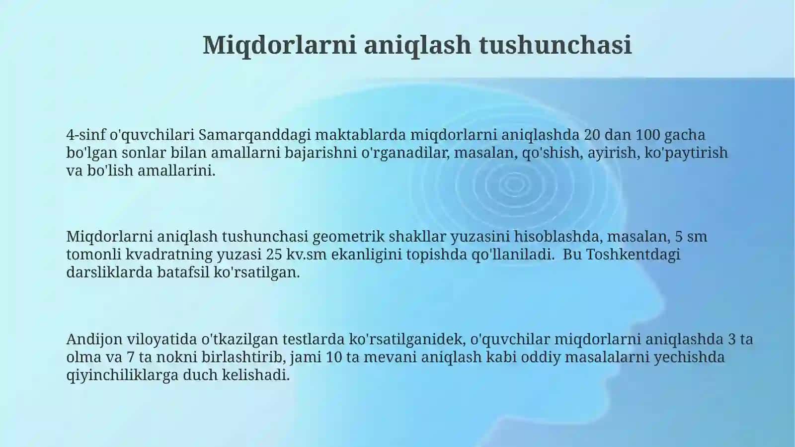4 sinf miqdorlarni topish 3