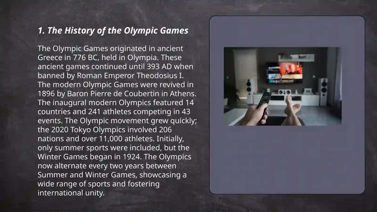 The History of the Olympic Games 3