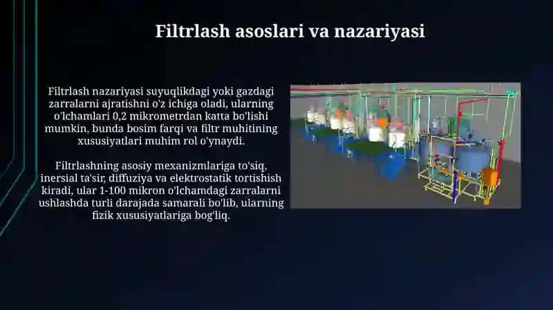 Filtrlash asoslari va nazariyasi 3