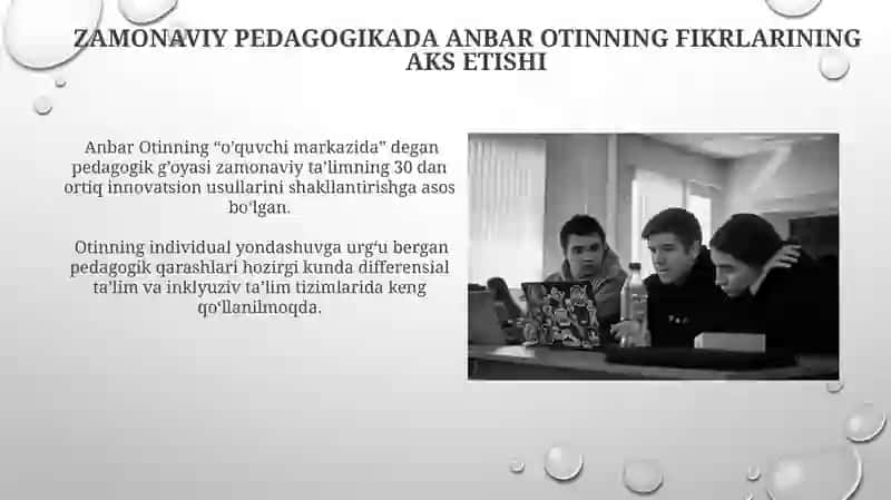 Anbar Otinning Pedagogik Qarashlari 3