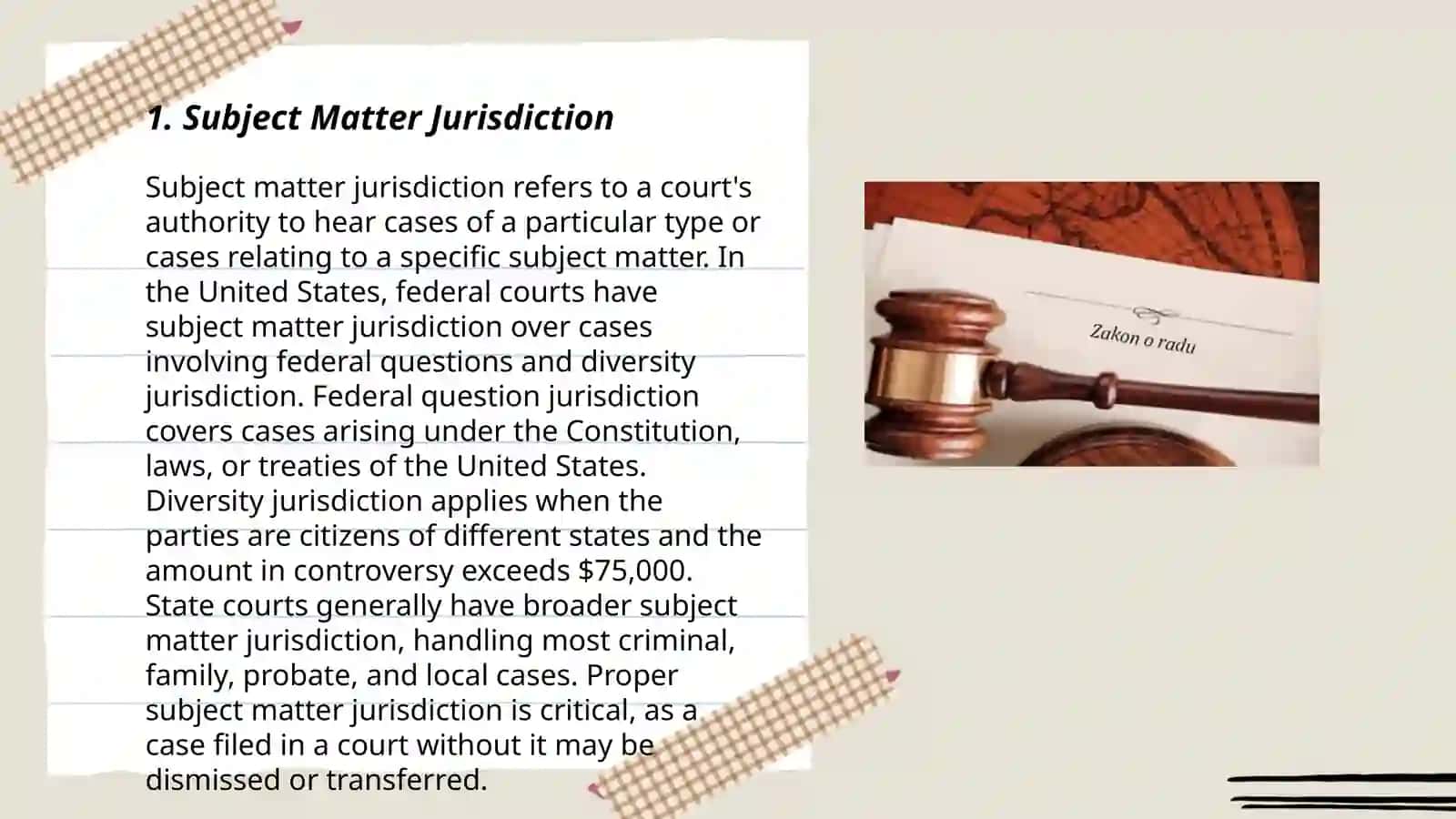 Civil procedure 3