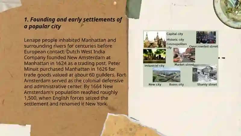 Popular cities. The history of a city 3