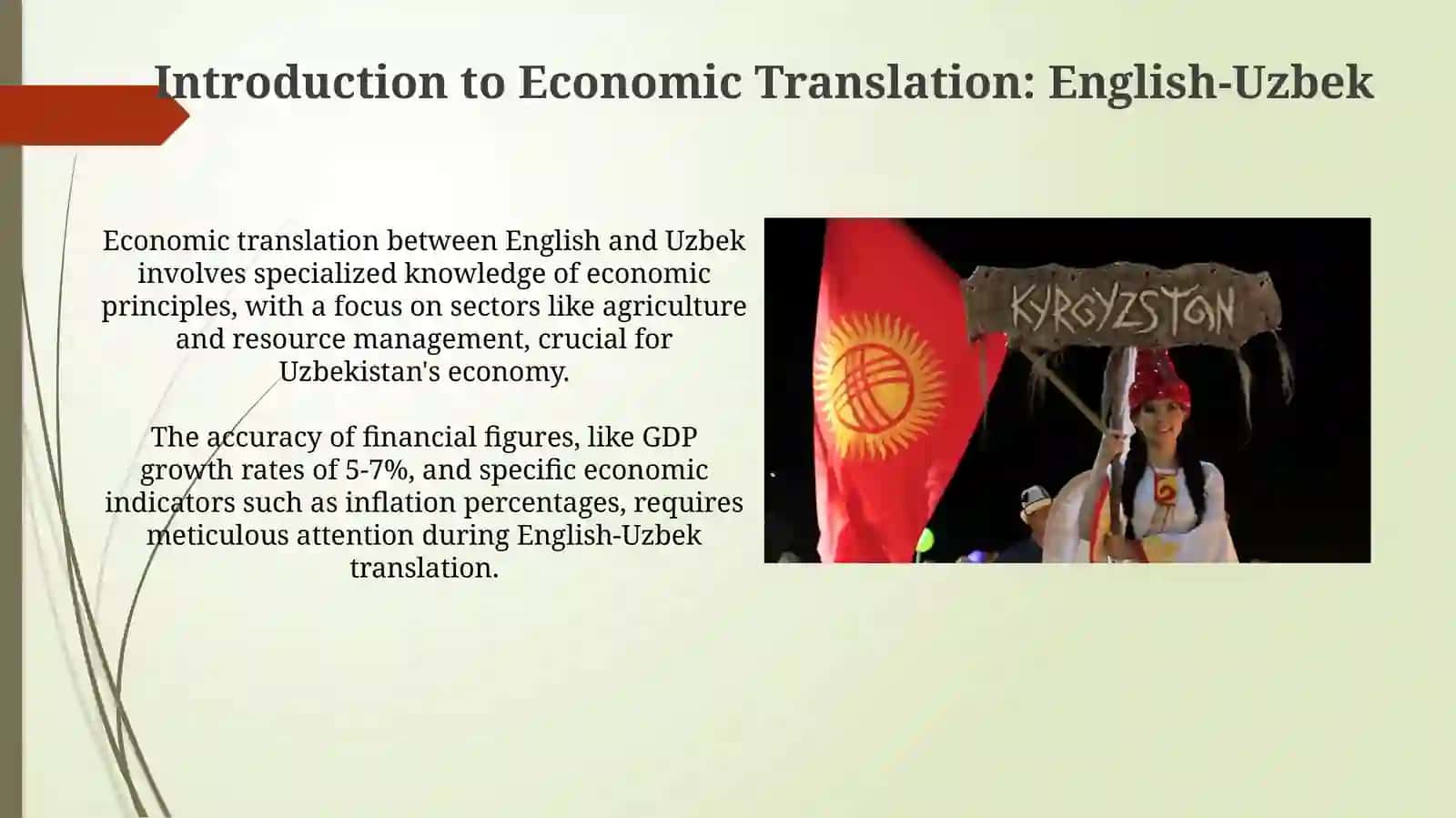 Translating Economic Texts from English into Uzbek and vice versa 3