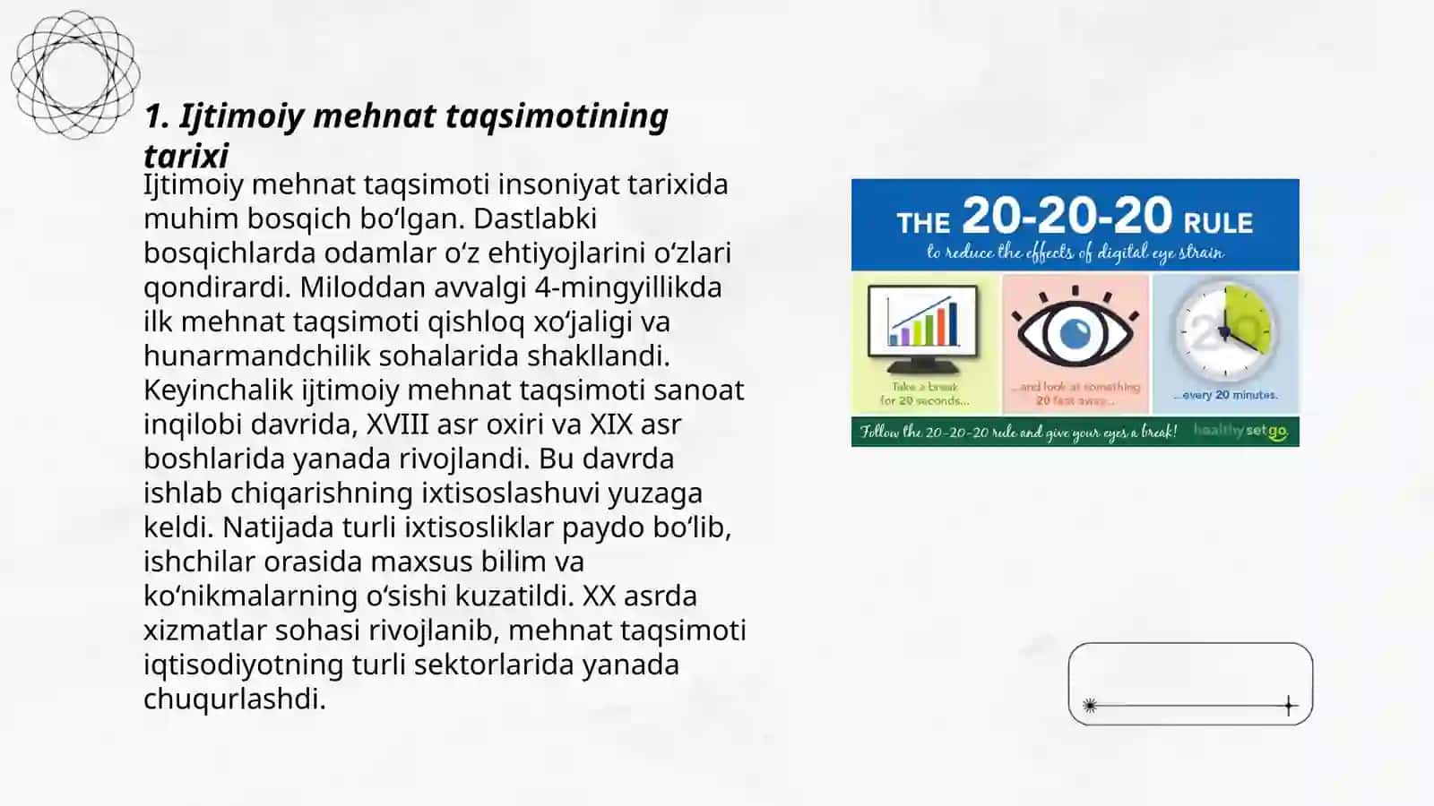 Ijtimoiy mehnat taqsimotining mohiyati 3
