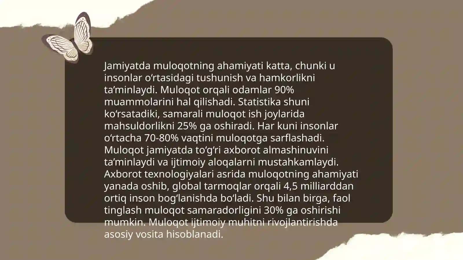 Jamiyat xayotida muloqotning tutgan o'rni 3