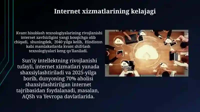 Internet xizmatlari va ulardan foydalanish 3