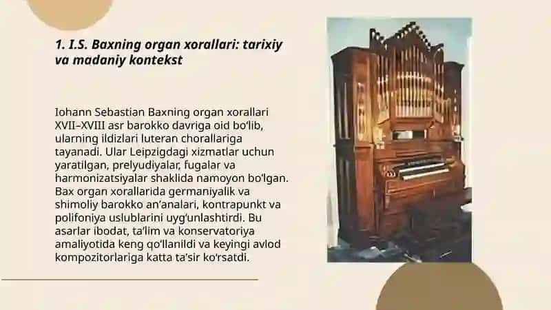 I.S. Baxning organ xorallari 3