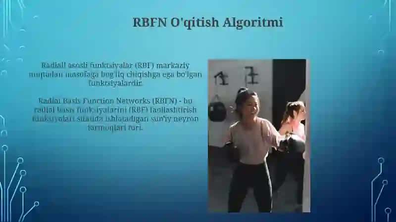 Radial Basis Funktsiyalari Tarmoqlari (RBFN) Arxitekturasi va Mashg'ulot 3