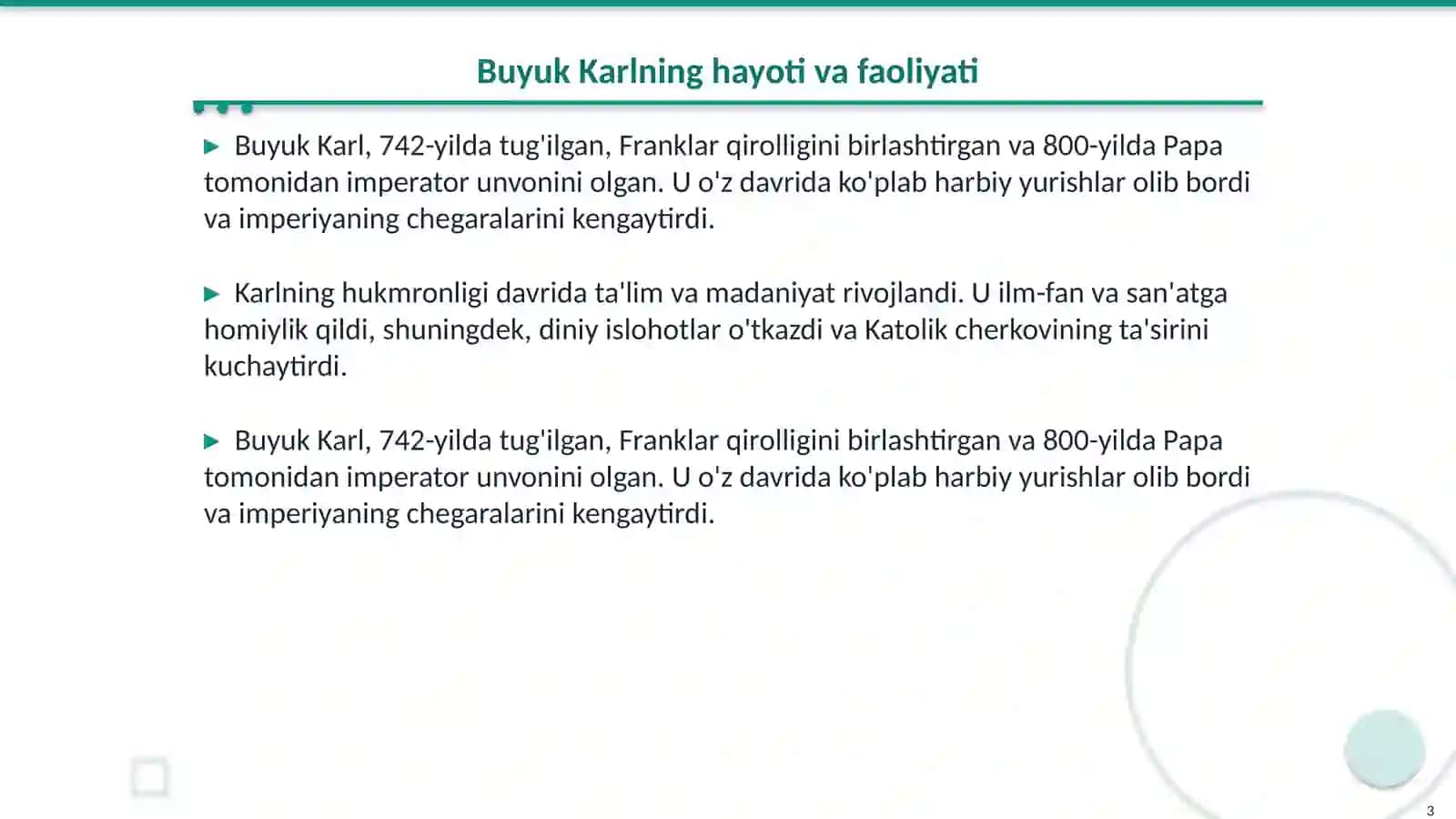 Buyuk Karl imperiyasi 3