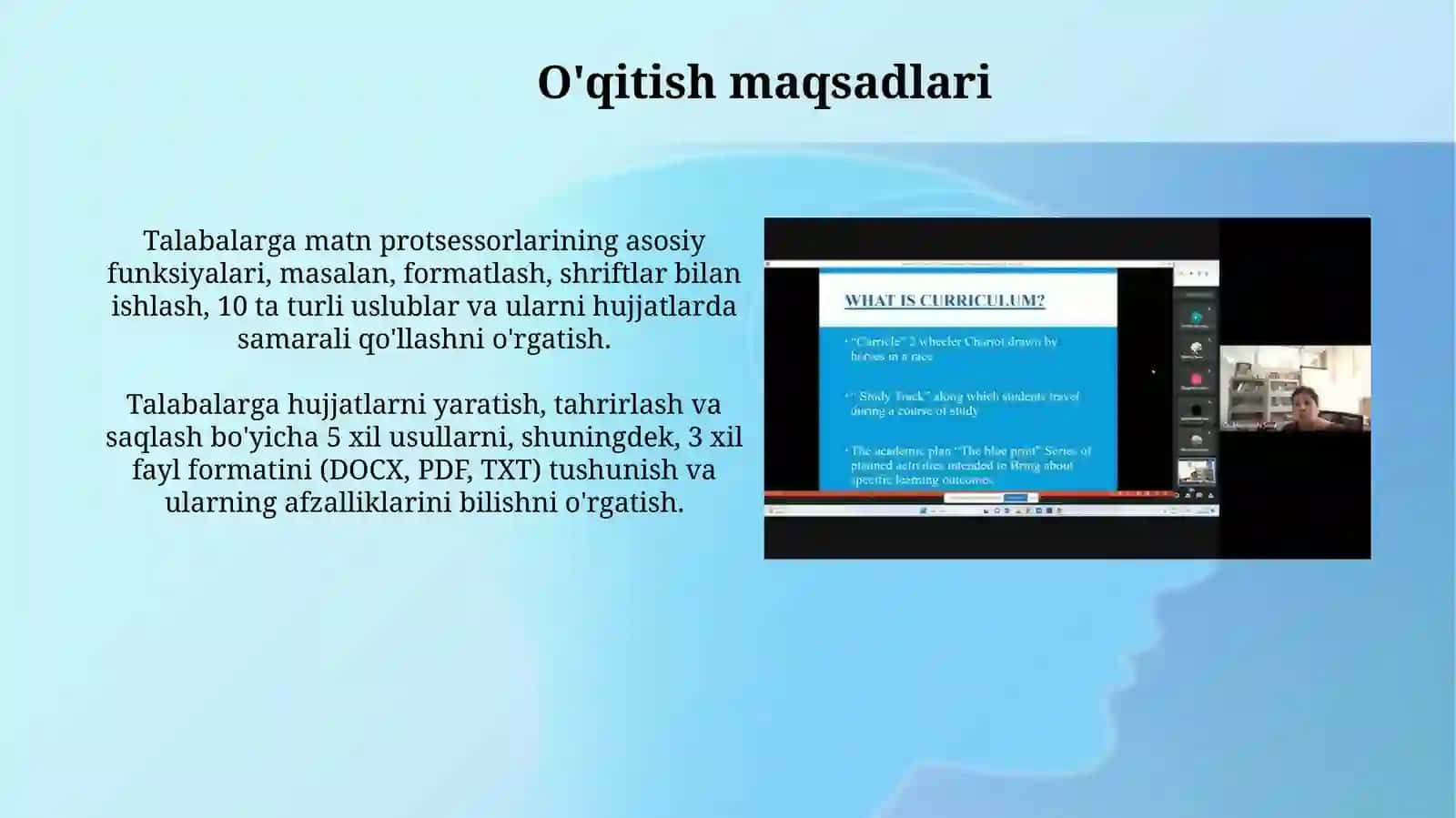 Matnbilanishlashdasturlaribo‘liminio‘qitishmetodikasi 3