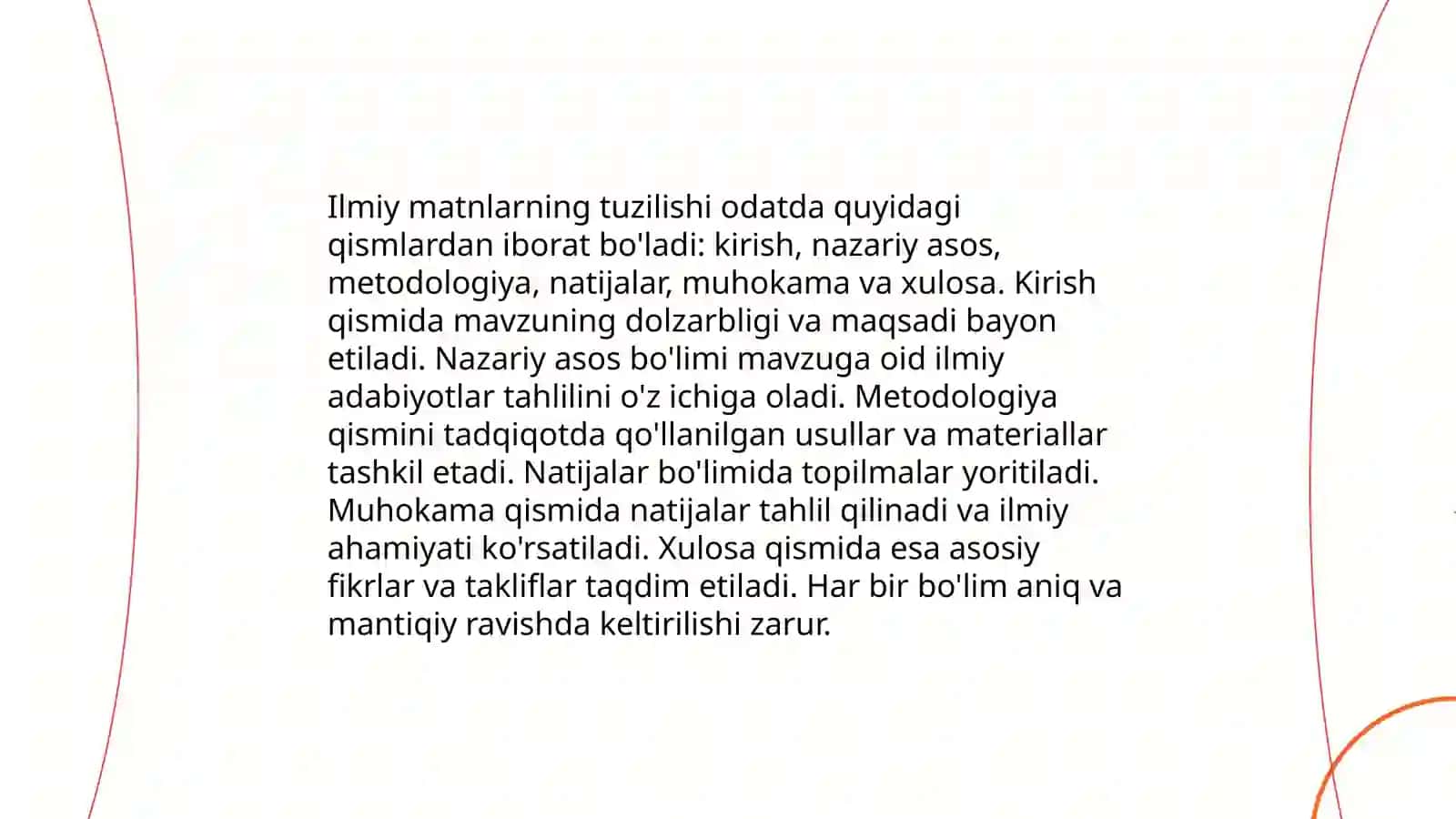 Ilmiy Matnlar Tuzilishi 3