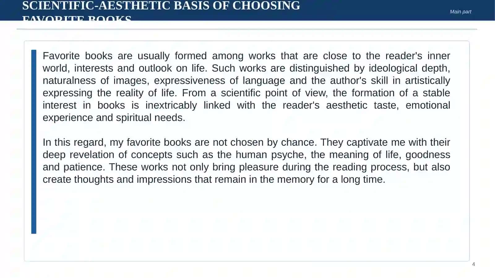 THE ROLE OF BOOK READING IN PERSONAL DEVELOPMENT 3