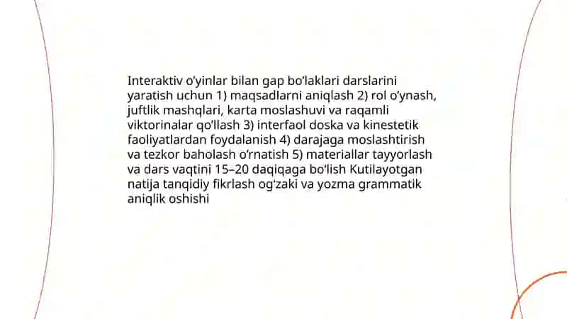 Gap bo'laklari mavzulari 3