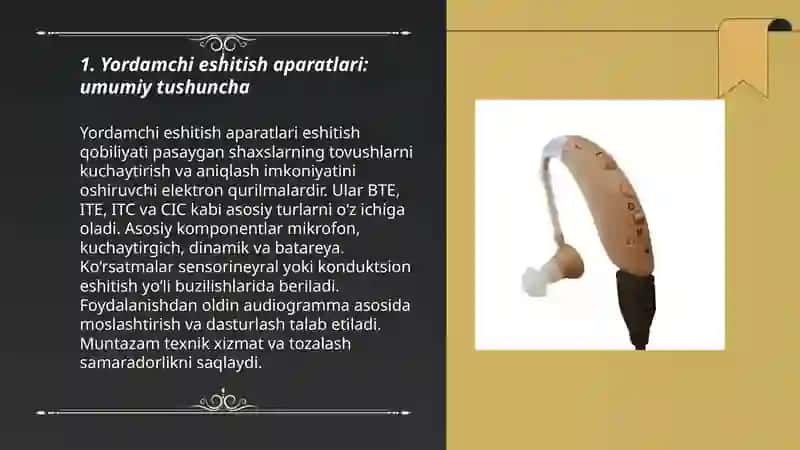 Yordamchi eshitish aparatlari 3