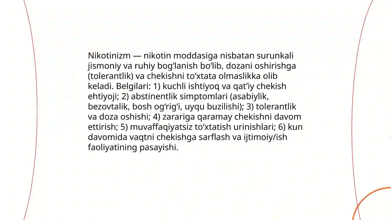 Nikotinizm va uning asoratlari 3