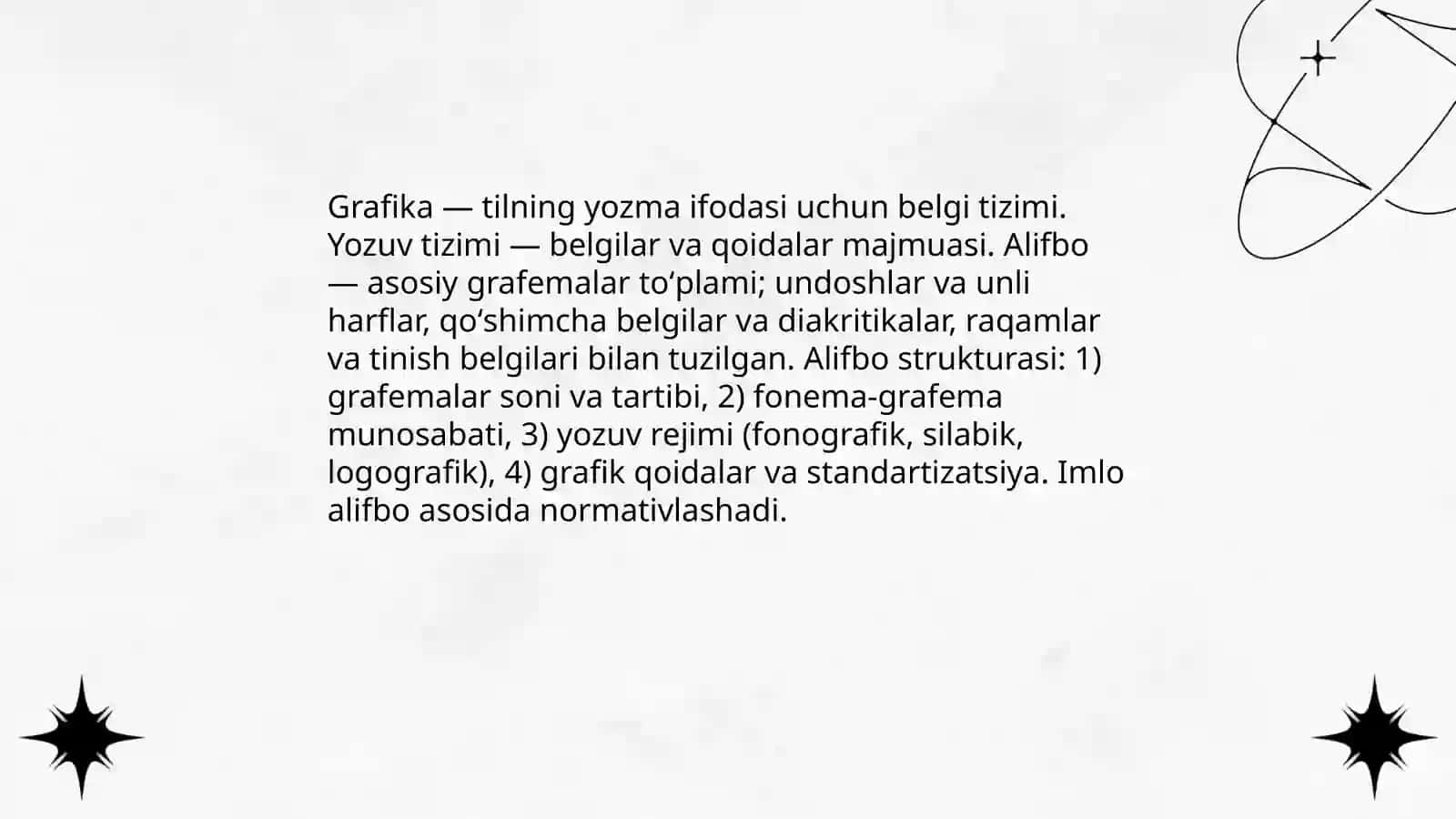 Grafika va yozuv tizimi 3