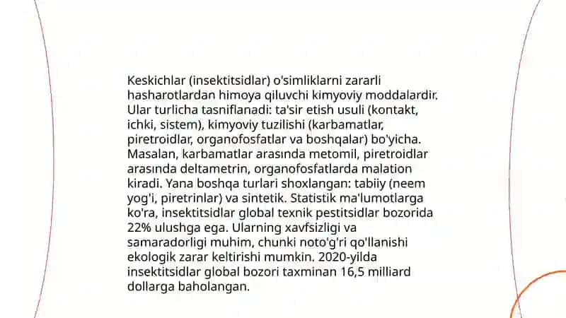 Keskichlar,ularning vazifalari,turlari 3