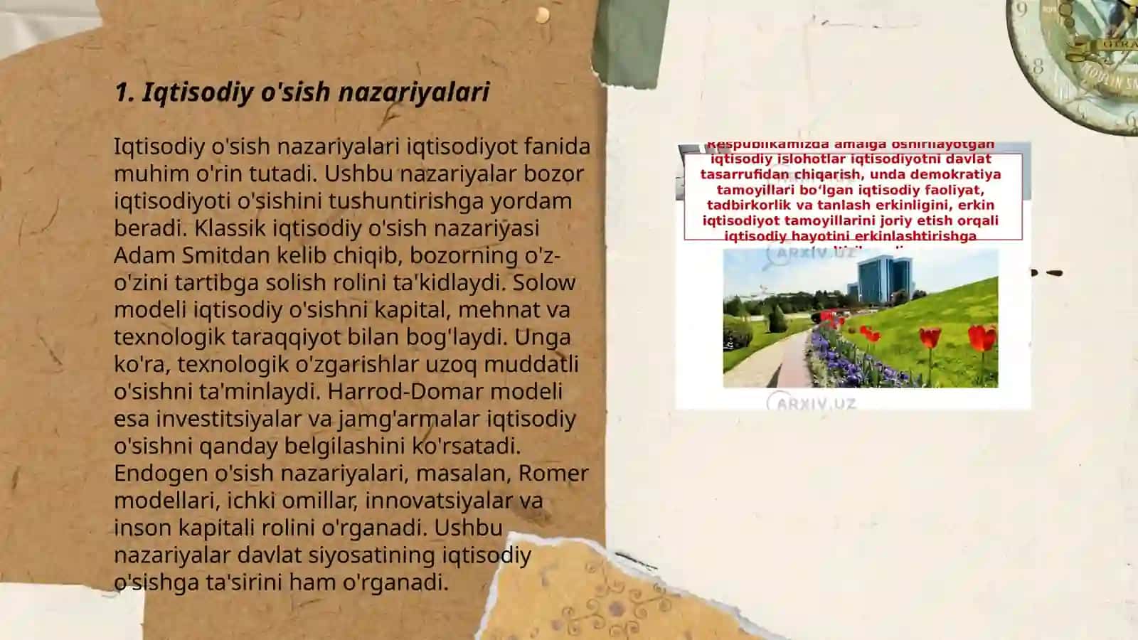 Iqtisodiy goyalar talimi 3