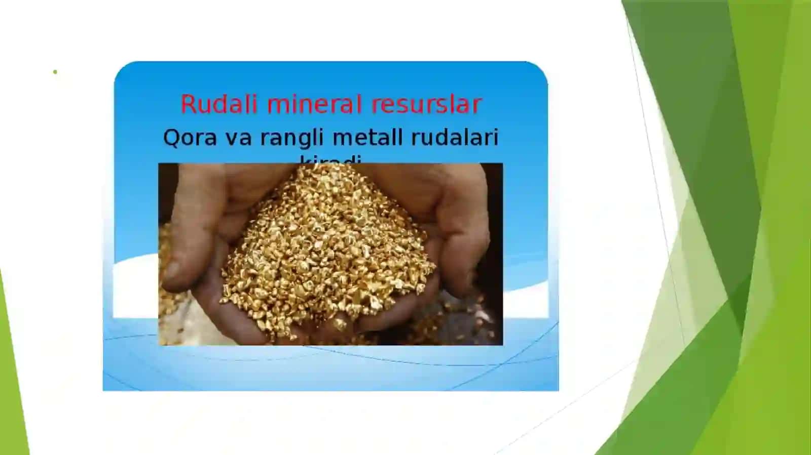 Jahonning mineral resuslari 3