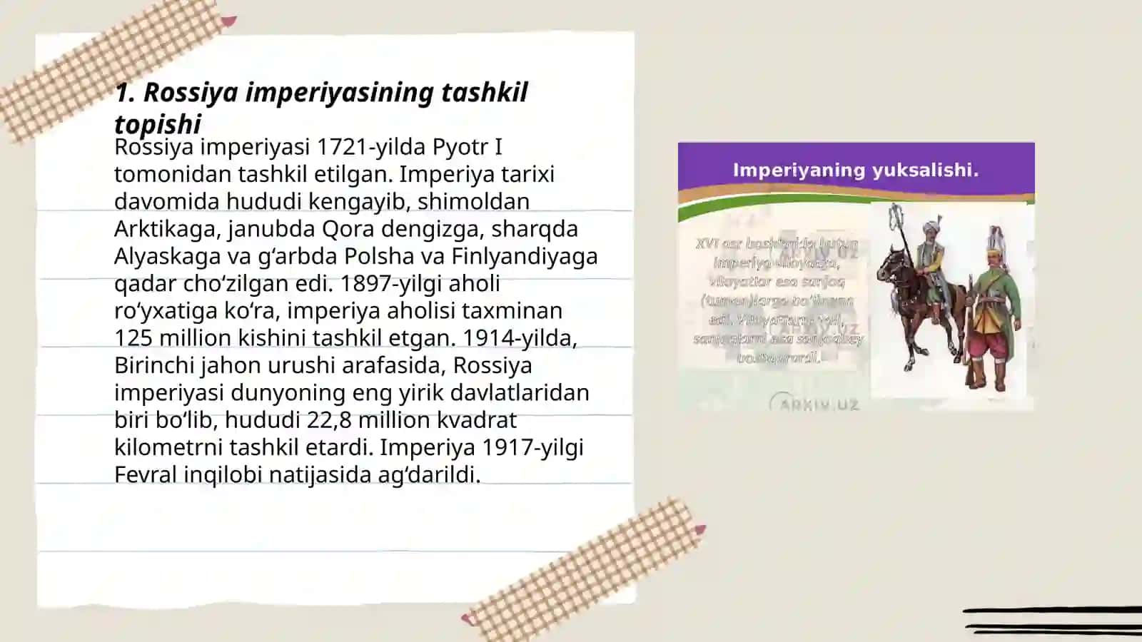 16 18-asrlarda Rossiya imperiyasi 3