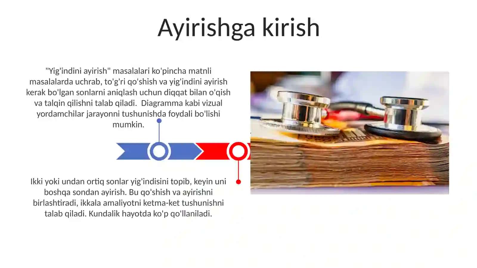 Sondan yig‘indini ayirish 3