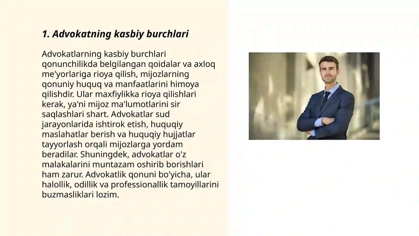 Advokatning kasbiy etikasi 3