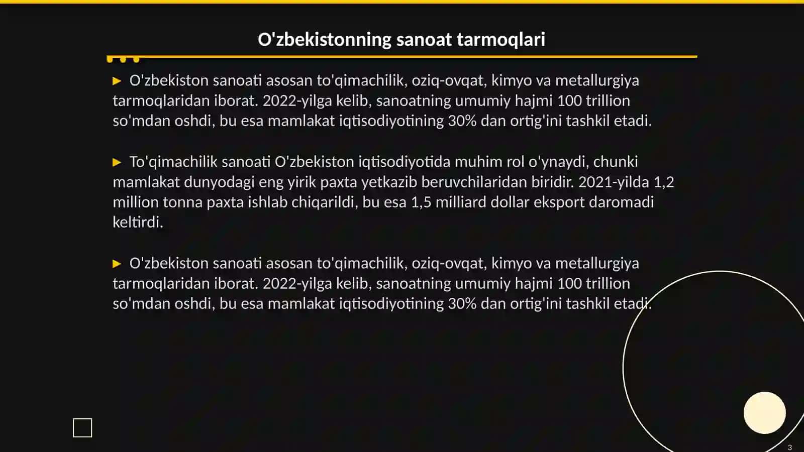 O'zbekistonning sanoat geografiyasi 3