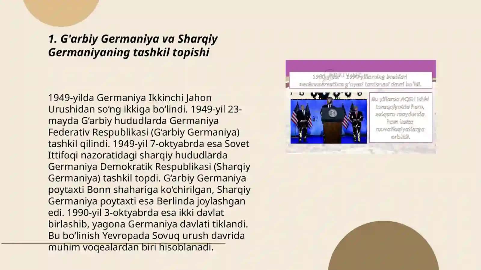 Amerika va Yevropa davlatlarining zamonaviy tarixi 3