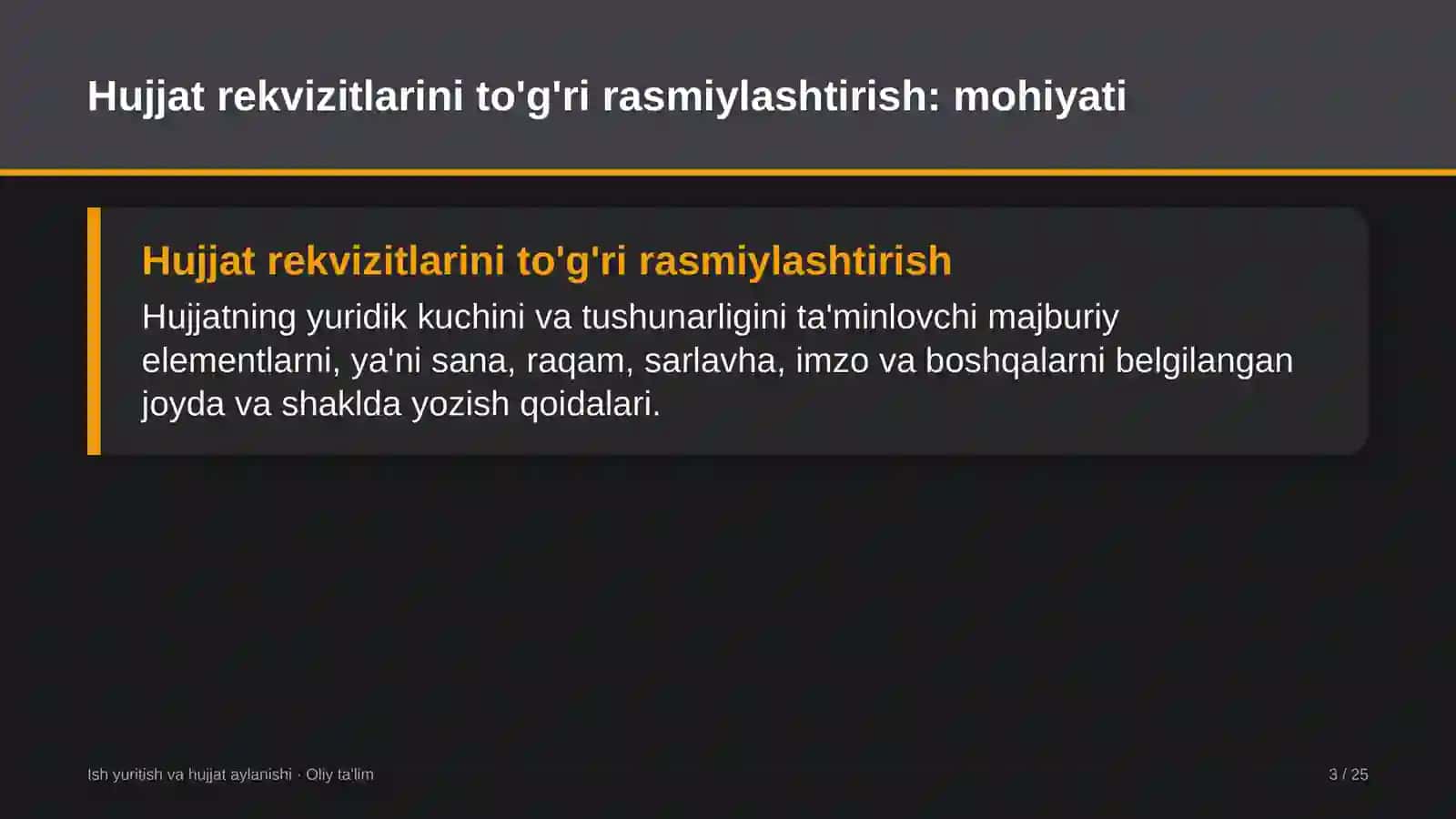 yangiliklar saytlarida hujjat rekvizitlarini to'g'ri rasmiylashtirish 8333 3