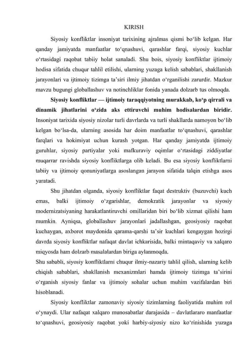 SIYOSIY KONFLIKT IJTIMOIY HODISA SIFATIDA 3