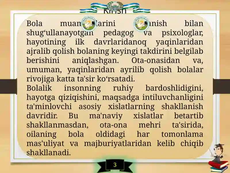 Yetimlikning kelib chiqish sabablari 3