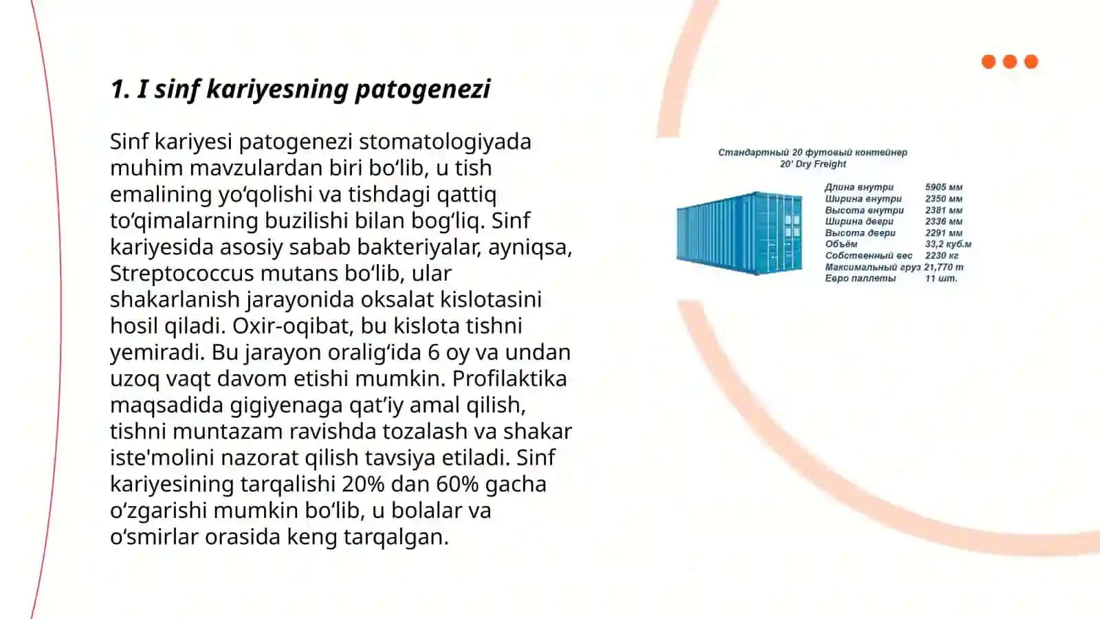I sinf karioz bo'shlig'ini fantomlarda charxlash 3