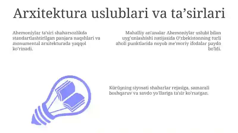 Oʻzbekistonda ahamoniylar davri shaharsozligi 3