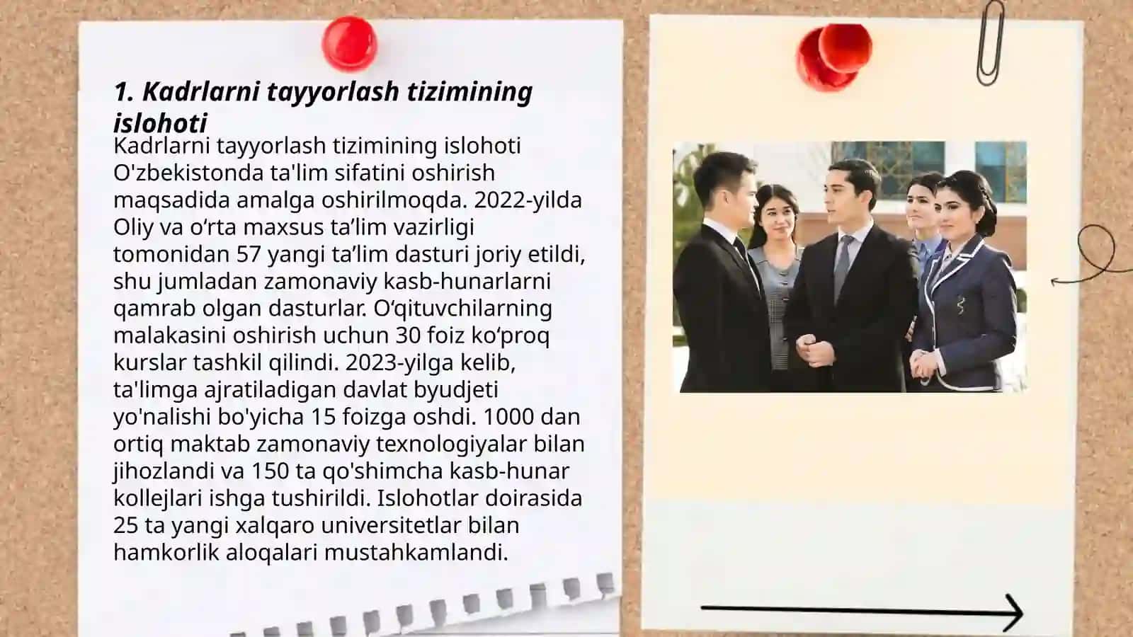 Kadrlarni tayyorlash tizimining islohoti 3
