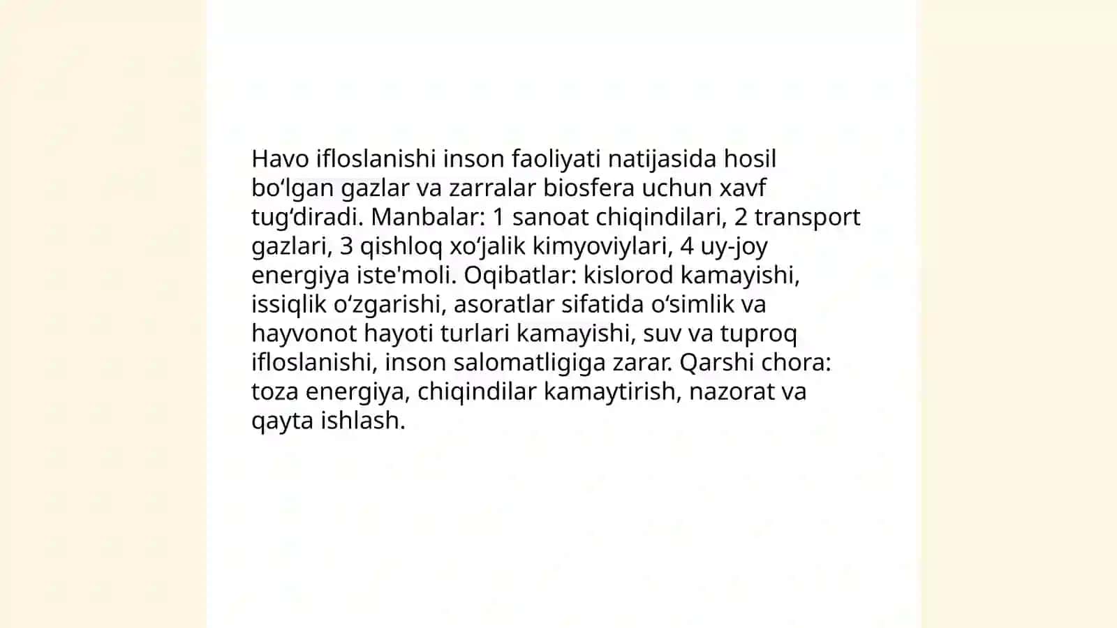 Inson omilining biosferaga tasiri 3