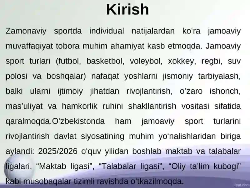 Jamoaviy sport turlari 3