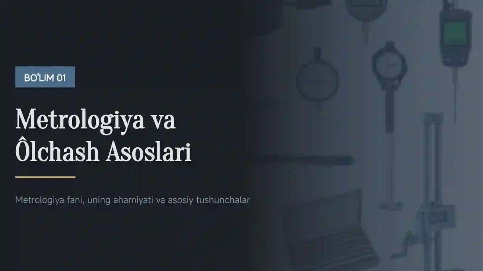 METROLOGIYA ASOSLARI 3