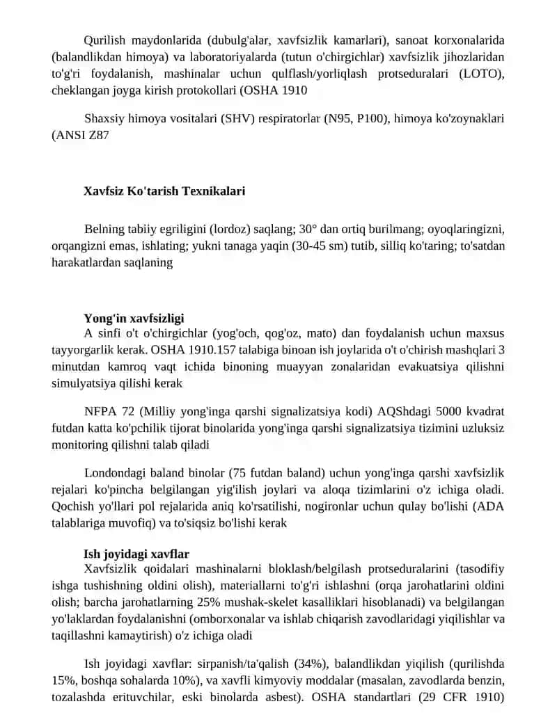 Xavfsizlik qoidalari 3