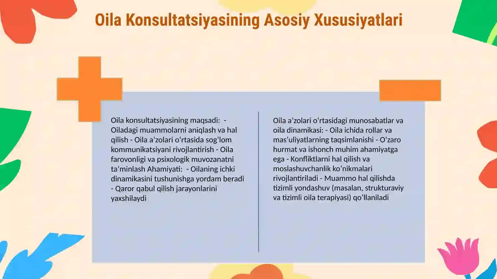 Oila diagnostikasi va konsultatsiyasi xususiyatlari 3