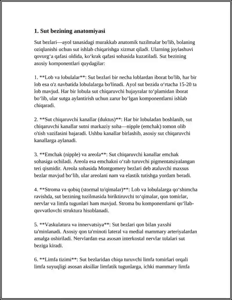 SUT BEZINING HAVFSIZ OʻSMASI 3